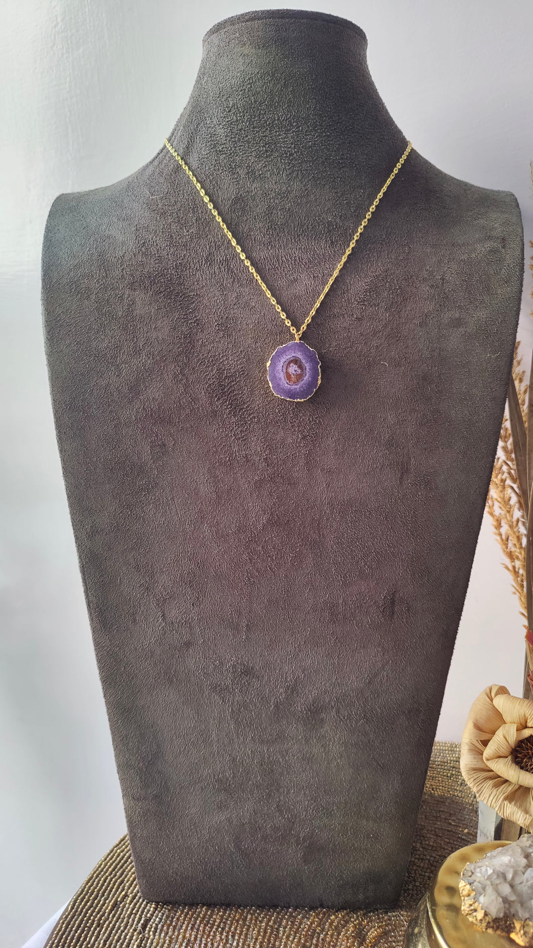 Stone Pendant Necklace